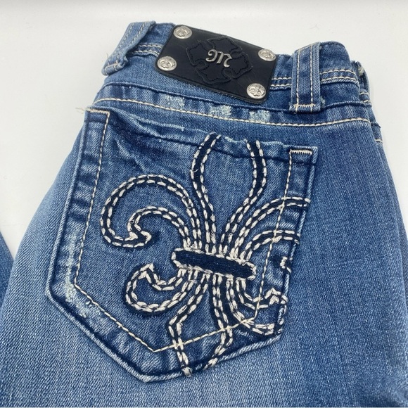 Miss Me Women's Blue Boot Cut Jeans ~ 29 SHORT - Picture 2 of 8